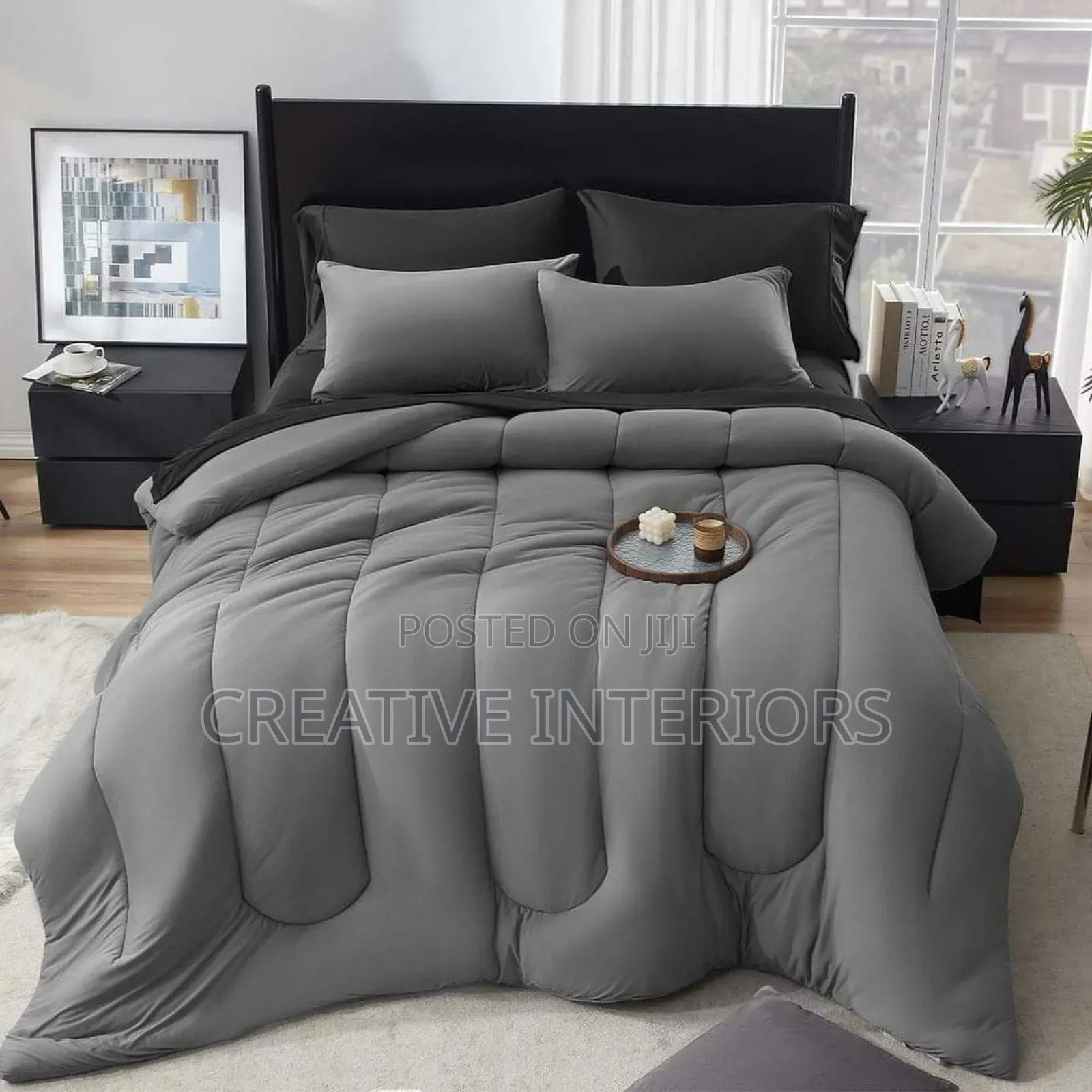 Plain Pattern Duvet Set