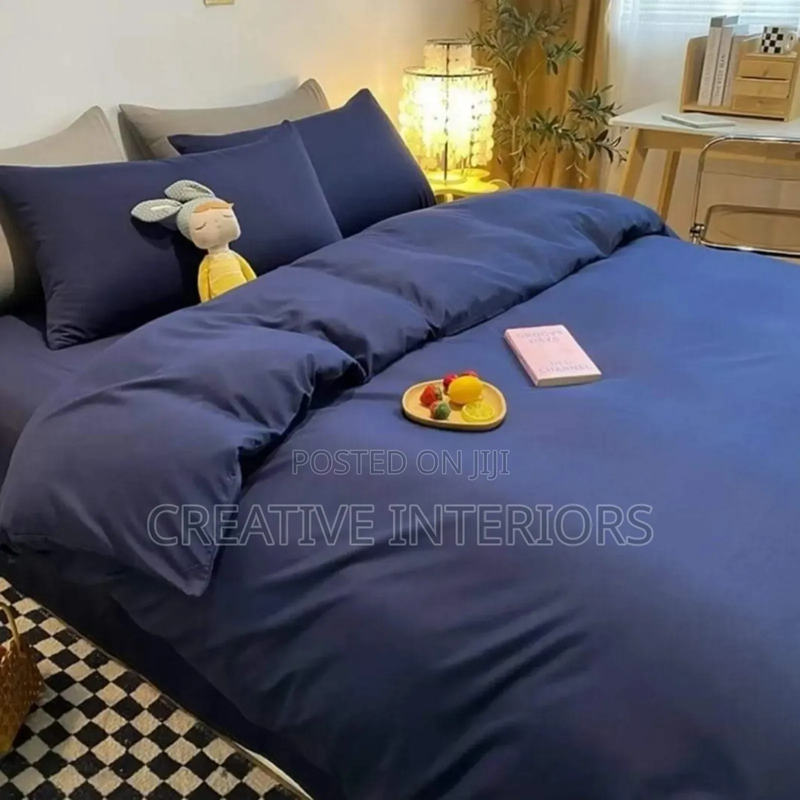 Plain Pattern Duvet Set