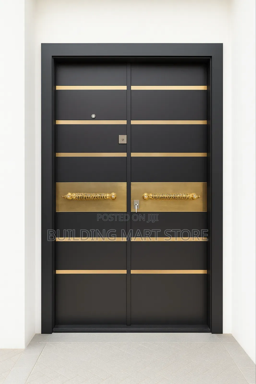 Image showcasing Double Opening Luxury Security Entrance Door in Orile - Doors ...
