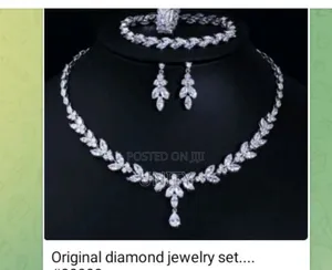 Original Diamond Jewelry Set. Bridal