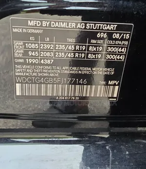 Mercedes-Benz GLA 250 2015 Black