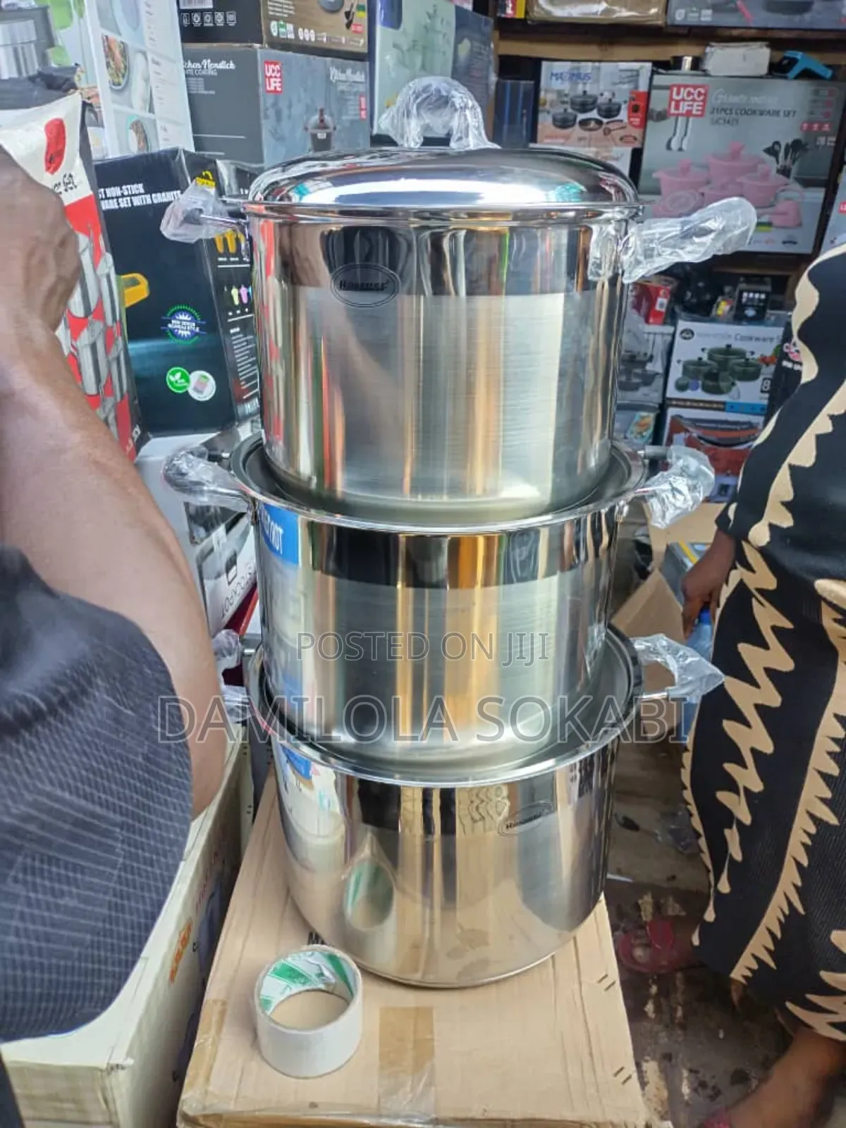 3 Set Extra Big Heavy Duty Pot