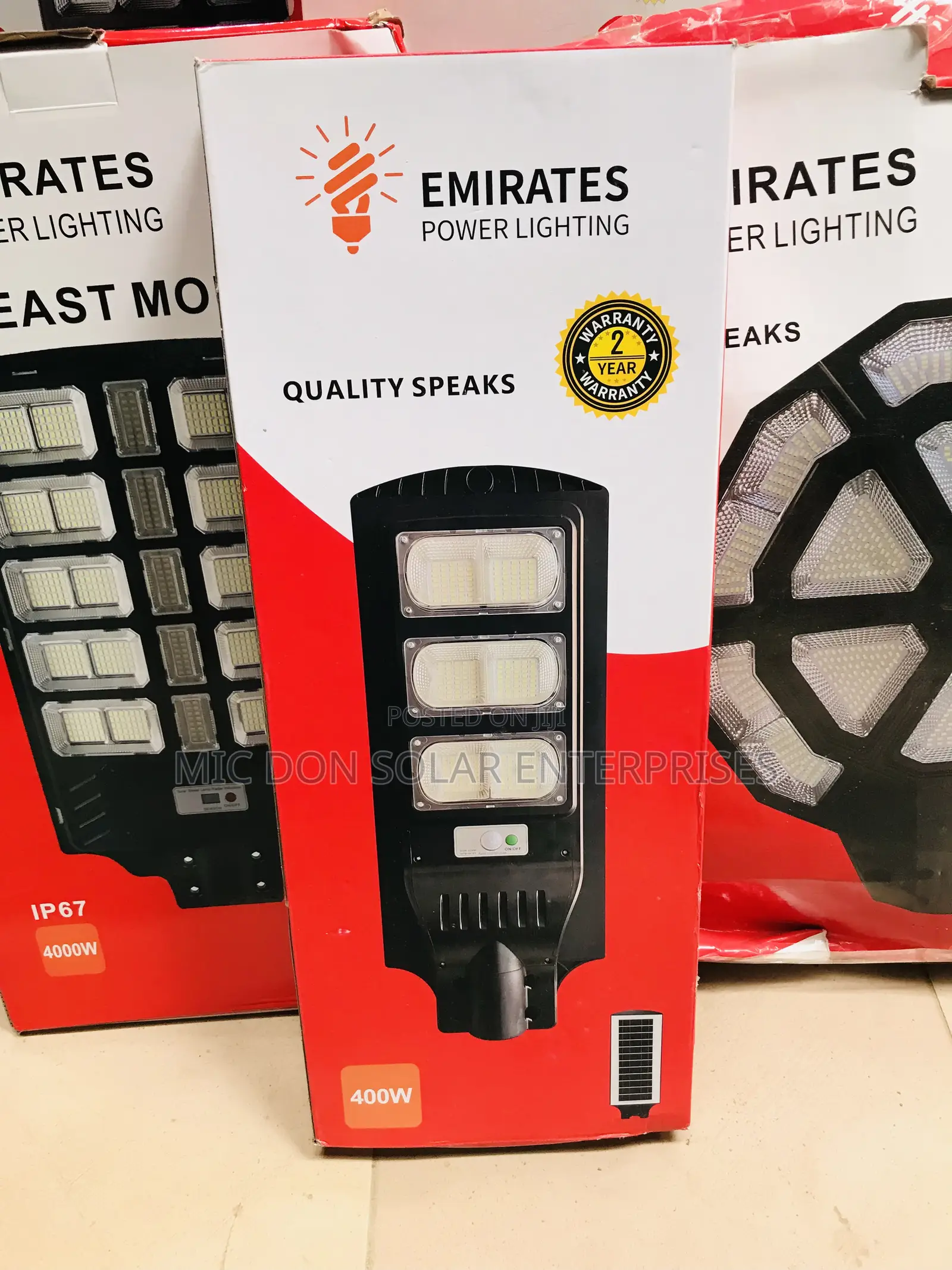 All in One Solar Street Light 400watts