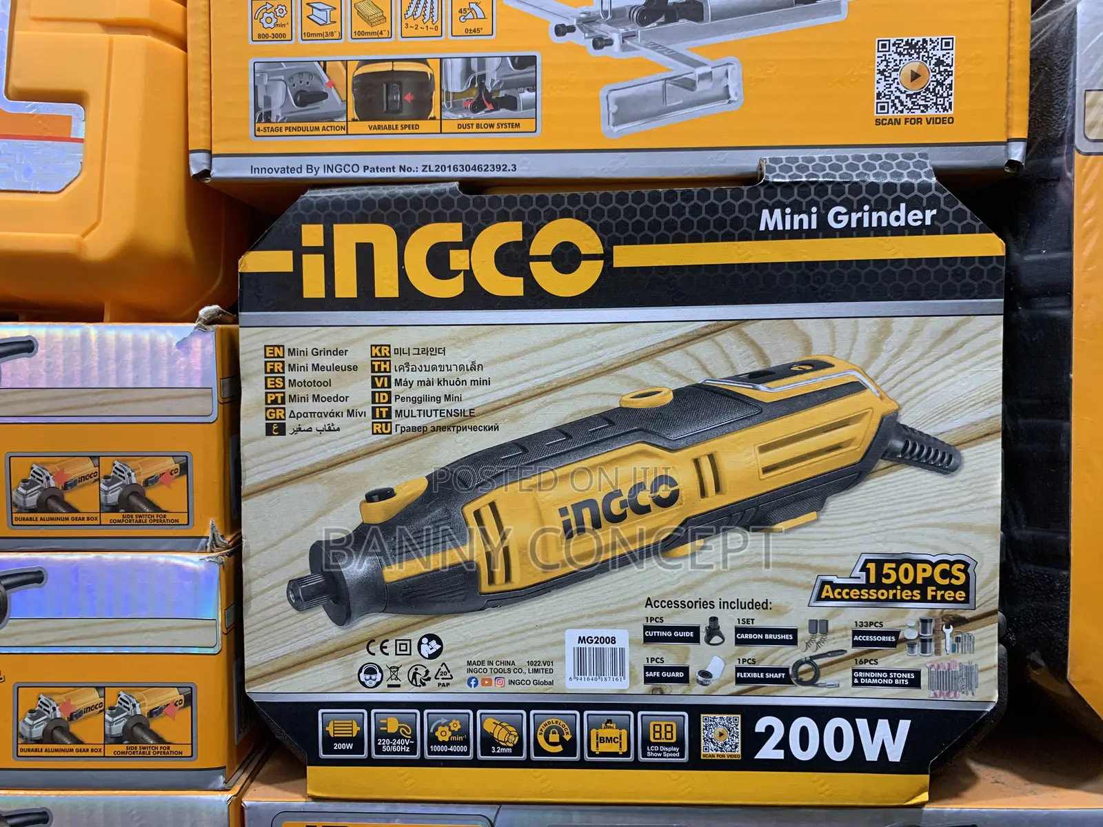 Ingco Mg2008 Mini Grinder