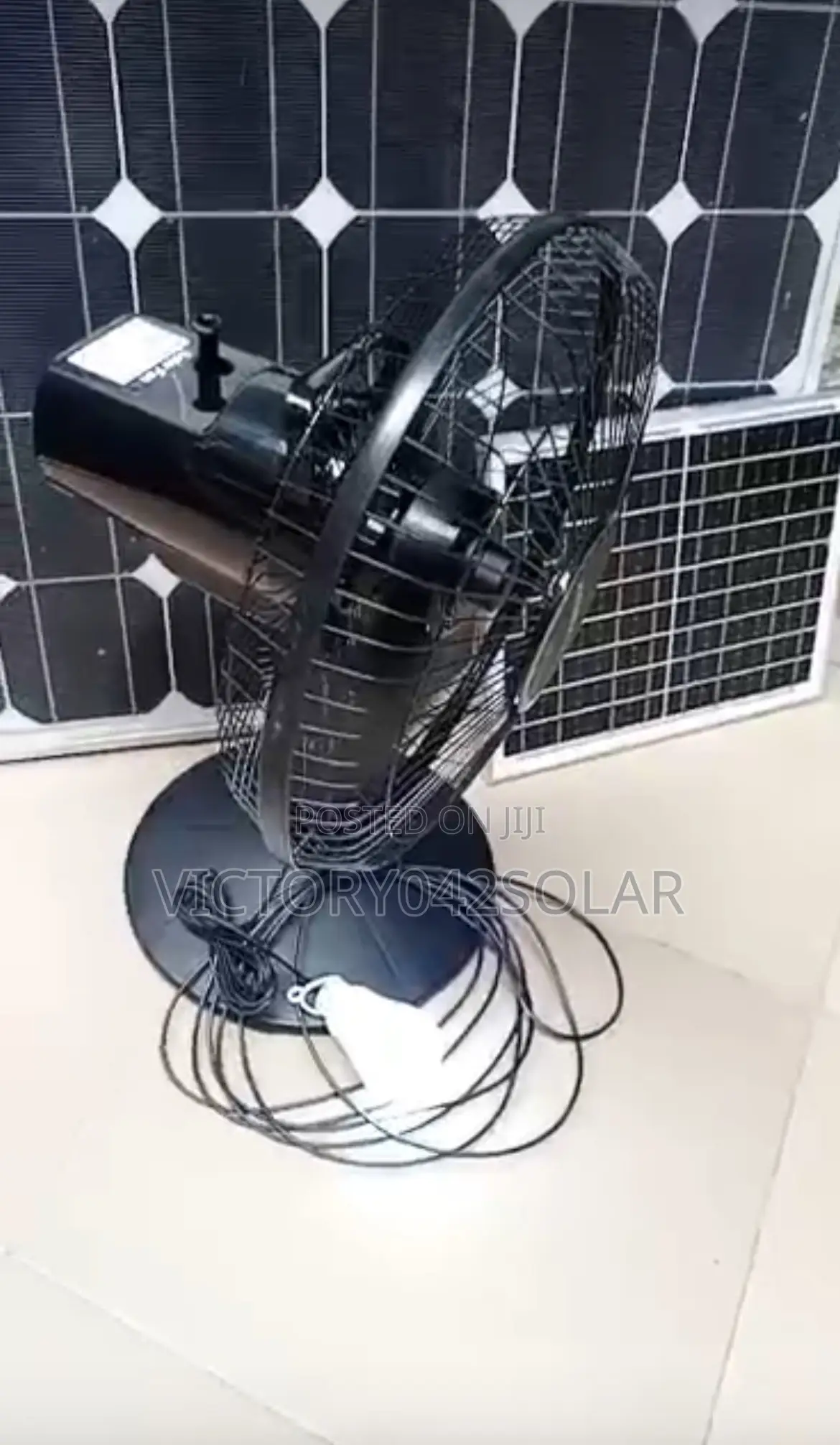 Solar Table Fan