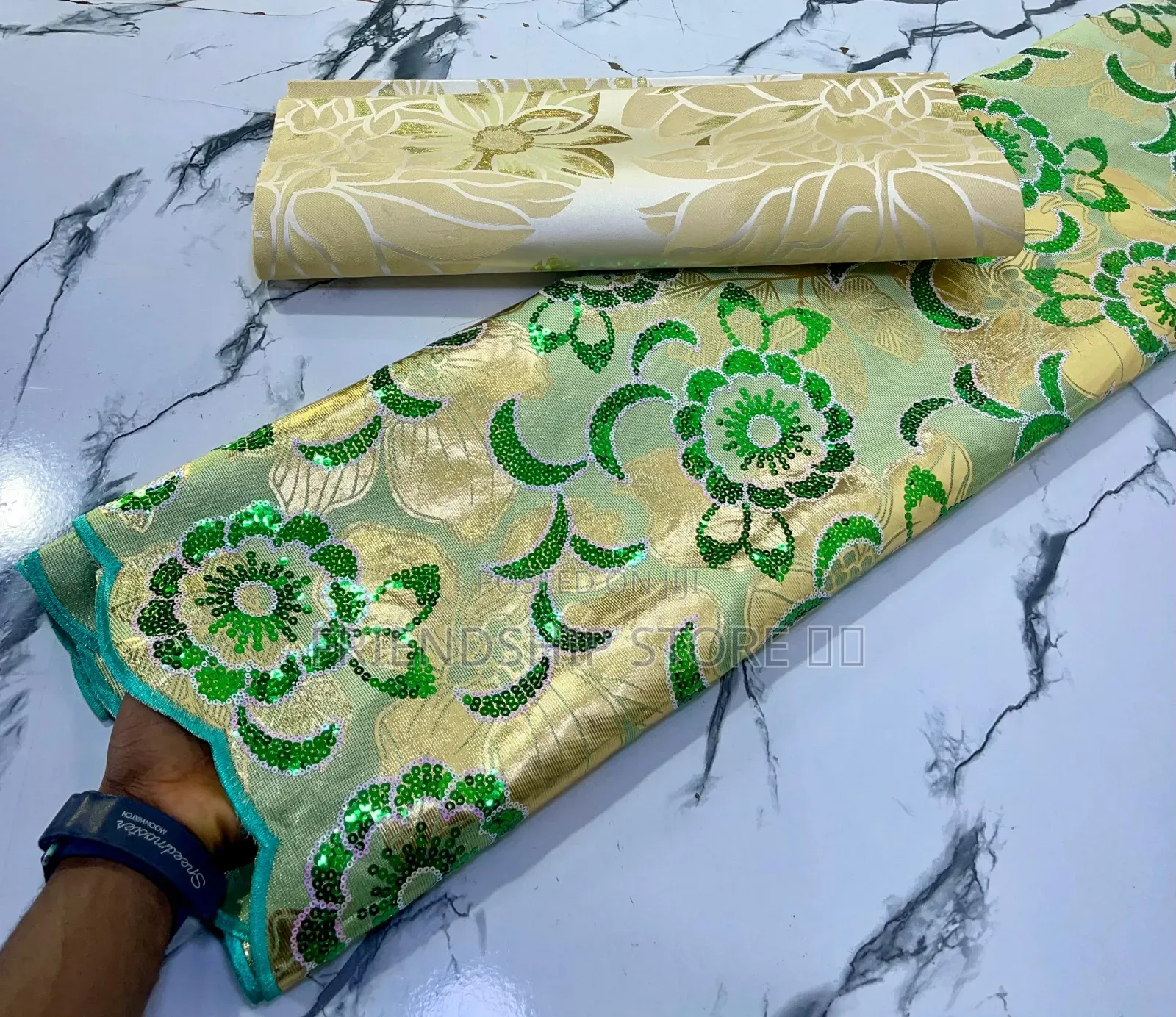 Brocade Lace Fabric (5 Yards)