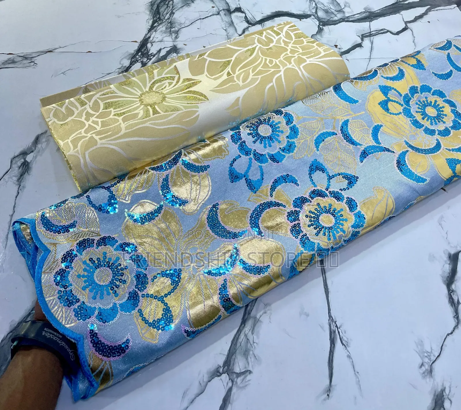 Brocade Lace Fabric (5 Yards)