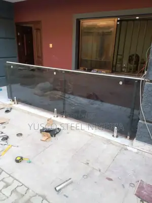 Glass Cubicle Stainless Steel Glass Rails