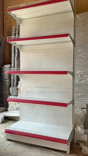 Single Sided Supermarket Shelves