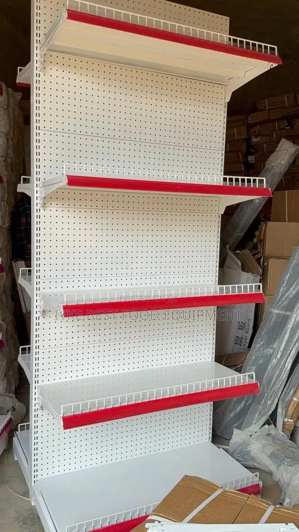 Double Sided Supermarket Shelves