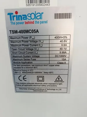 400watt Trina Solar Panel