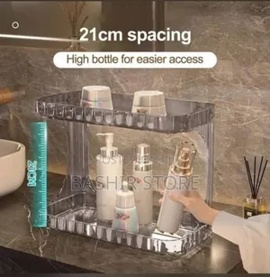 2-Tier Clear Acrylic Organizer Rack