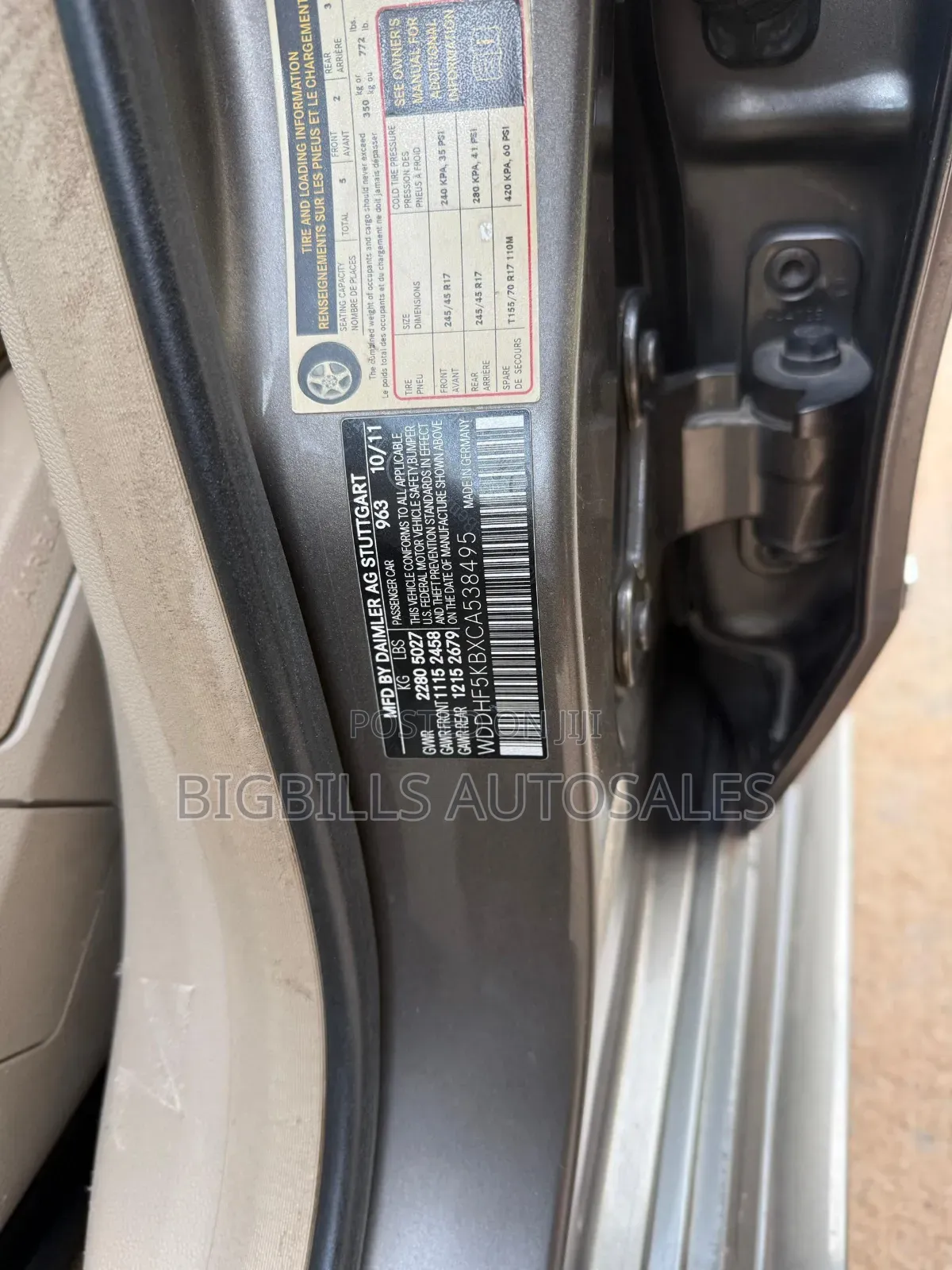Mercedes-Benz E350 2013 Brown