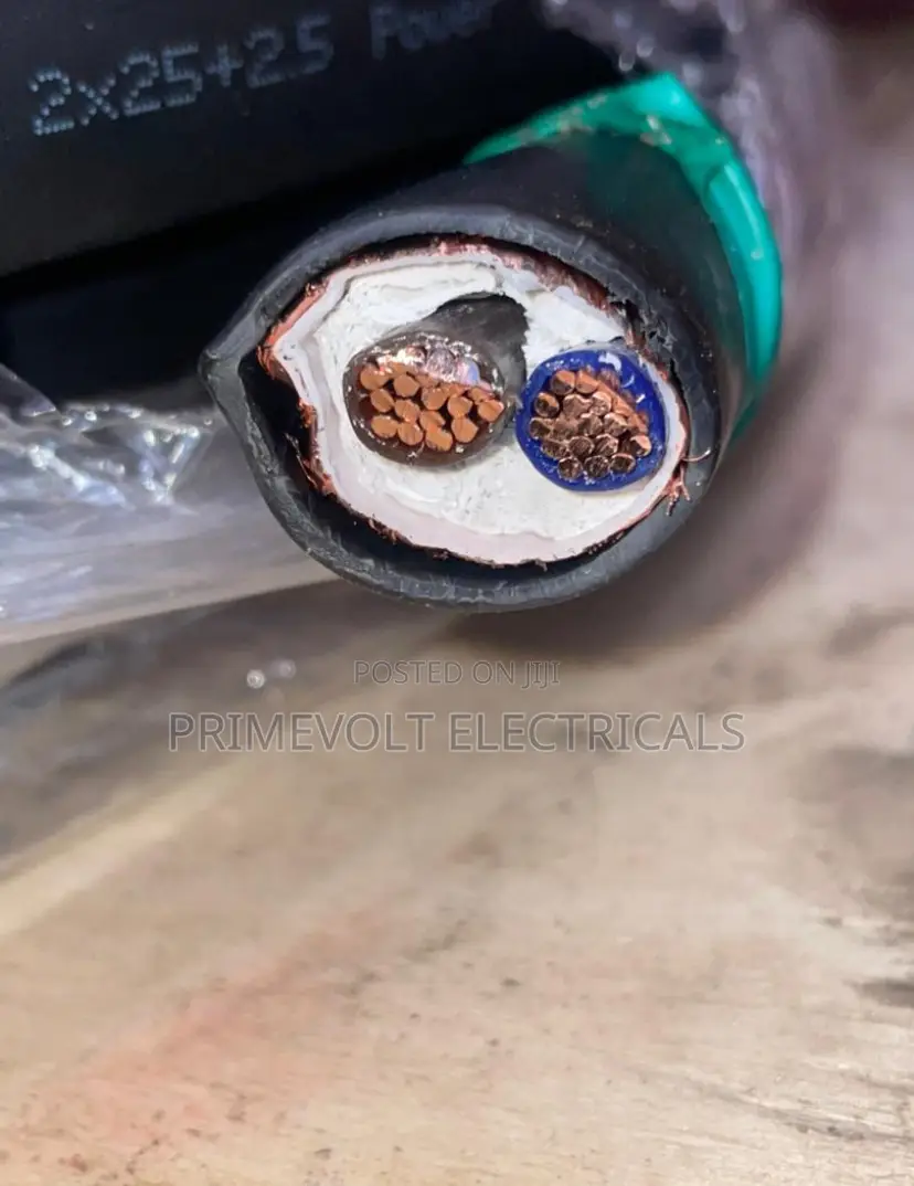 25mm 2core Armoured Cables