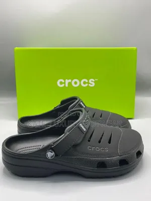 Yukon Leather Crocs Slippers