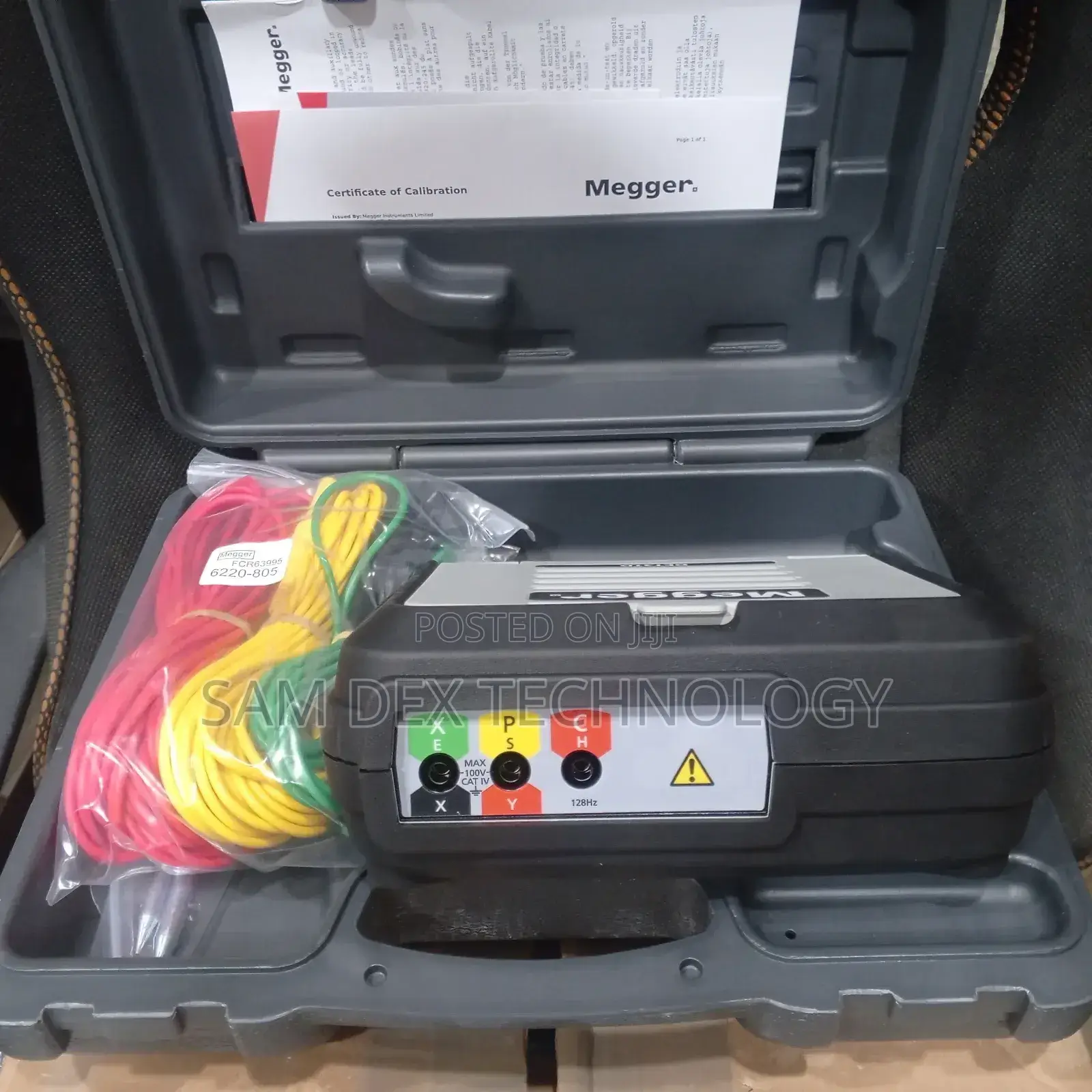 Megger Det3td Earth Ground Resistance Tester