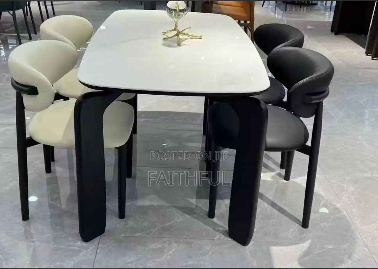 Multi Color Dining Table and Chairs