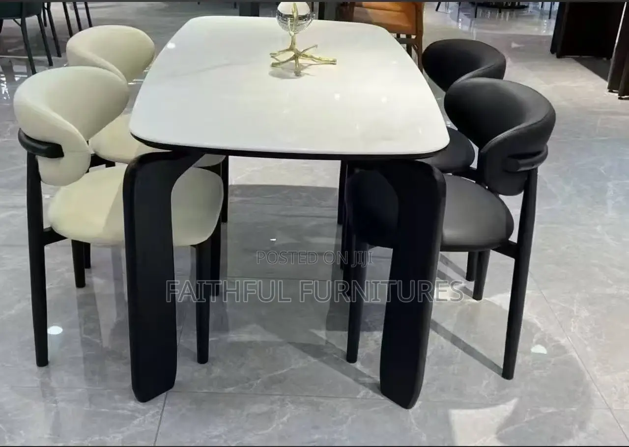 Multi Color Dining Table and Chairs