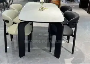 Multi Color Dining Table and Chairs