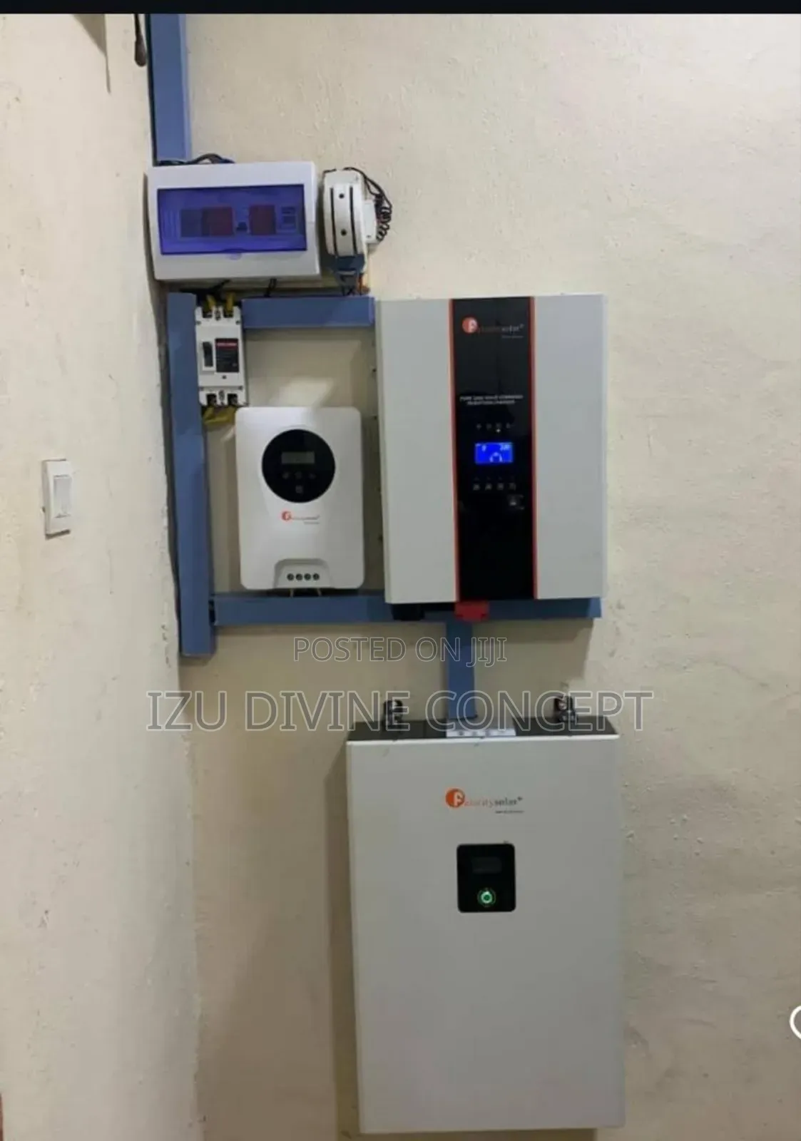 7.5kva Inverter Setup and 10kwh Lithium Battery Backup