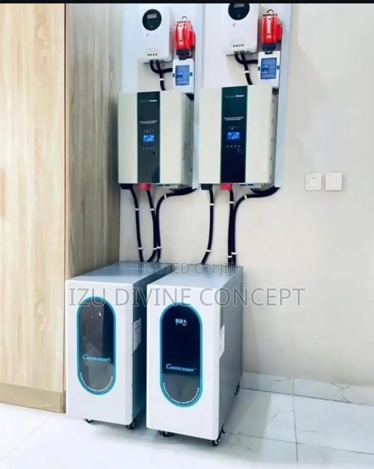 20kva Inverter Setup and 40 KWH Lithium Battery Backup