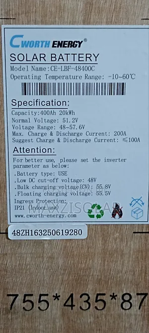 20kwh Cworth Lithium Battery