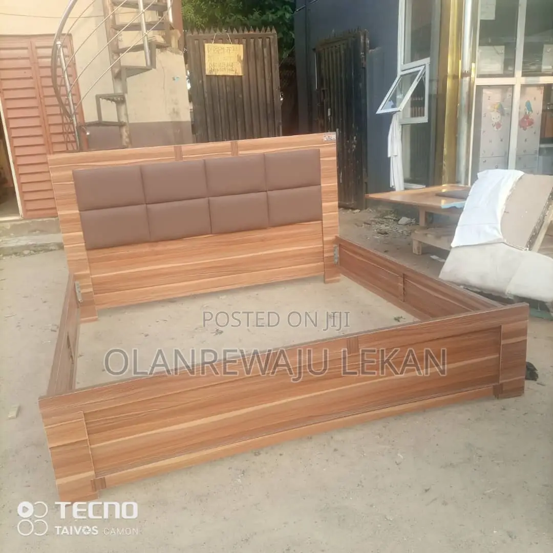 6ft by 6ft Bedframe + 1 Side Drawer (Hdf Board)