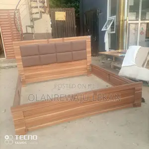 6ft by 6ft Bedframe + 1 Side Drawer (Hdf Board)