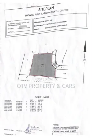 3.67 Hectares of Empty Land at Karsana Abuja