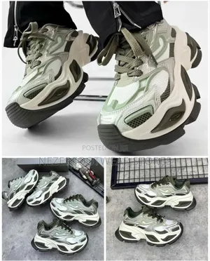 Quality High Sole Omeat Chunky Sneakers.