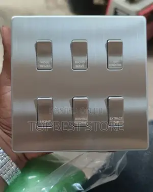 6gang Grids Switch Stainless Steel Customised Kitchen Grid Switch