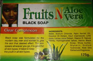 Better Value "Fruits N' Aloe Vera" Black Soap