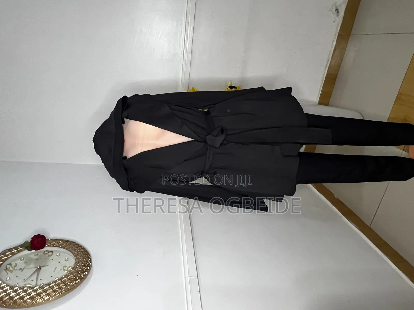 Ladies Black Hoodie