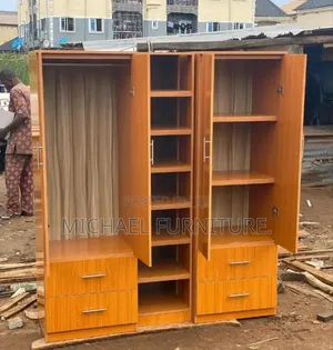 Orange Strong and Sturdy 5 by 6 Wardrobe