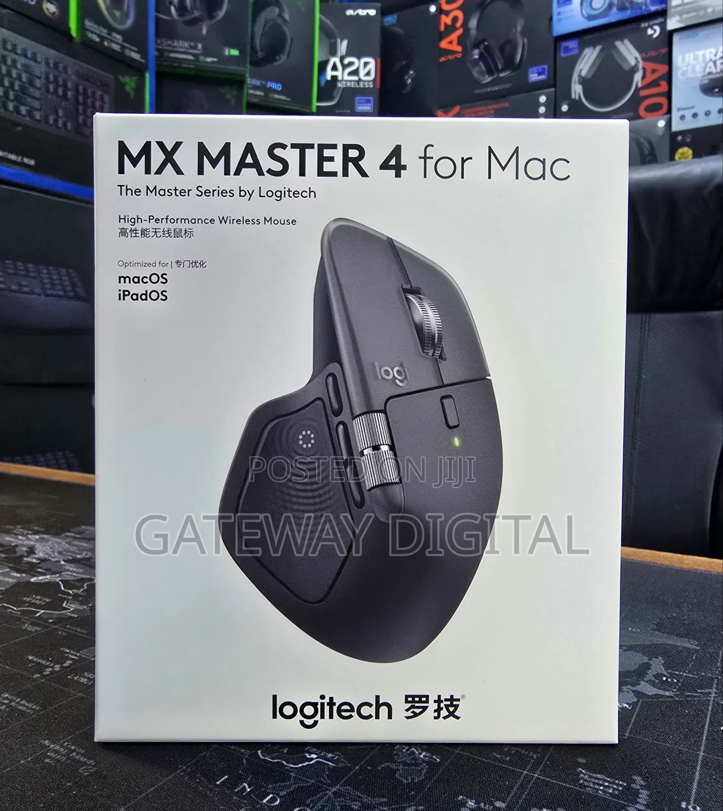 Logitech Mx Master 4 For Mac, Ergonomic Bluetooth Mouse