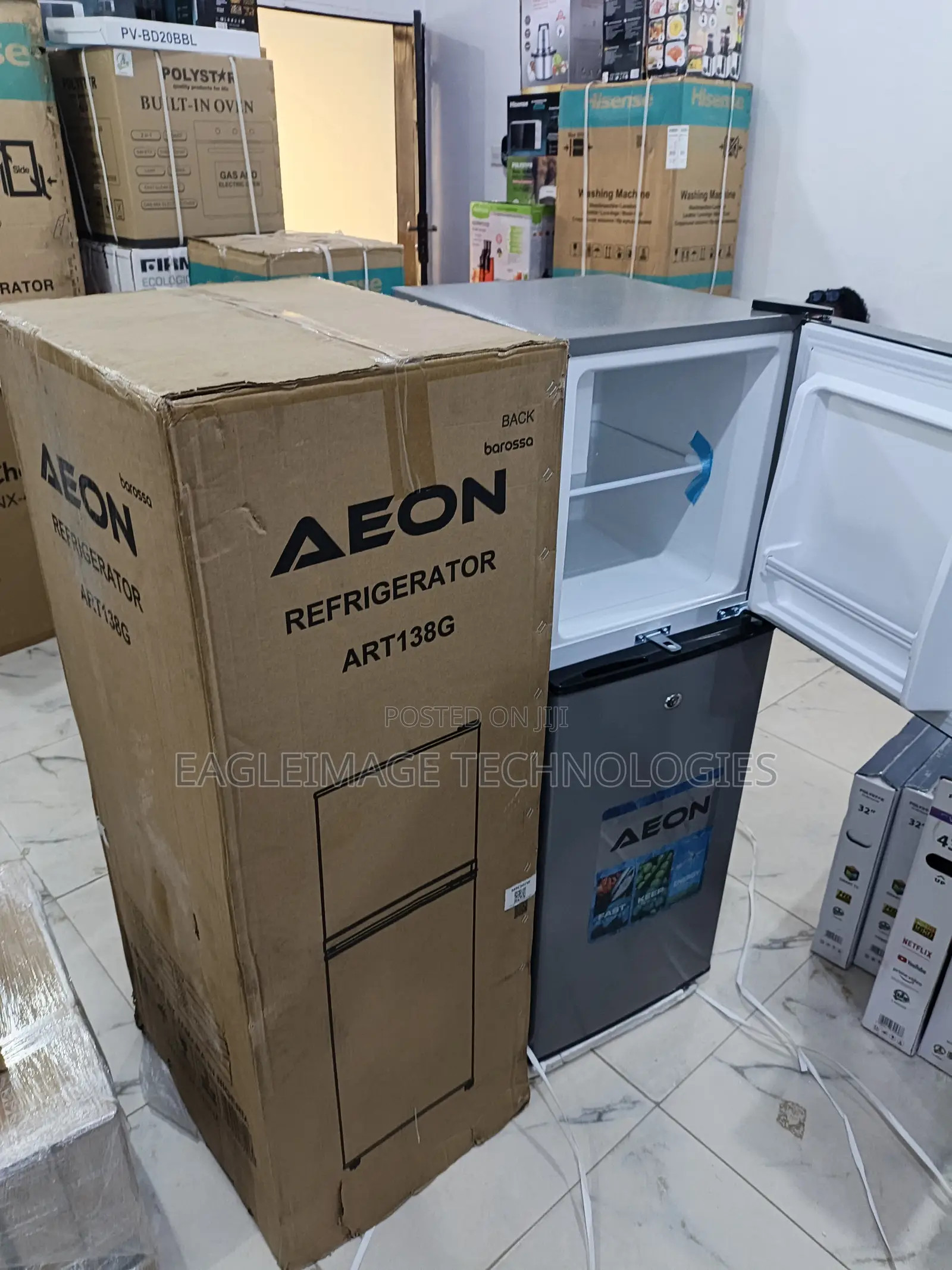 Smart-Calibrated Aeon 138l Double Door Refrigerator