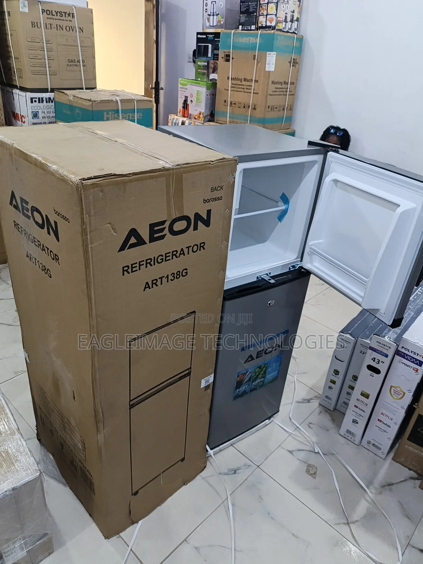 Quality Crafted Aeon 138l Double Door Refrigerator