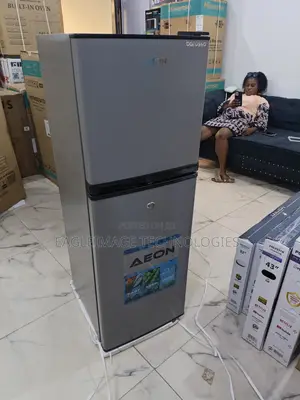 Modern Styled Aeon 138l Double Door Refrigerator