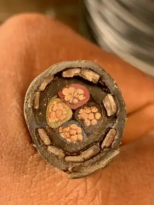 25mm 4 Core Amoured Cable