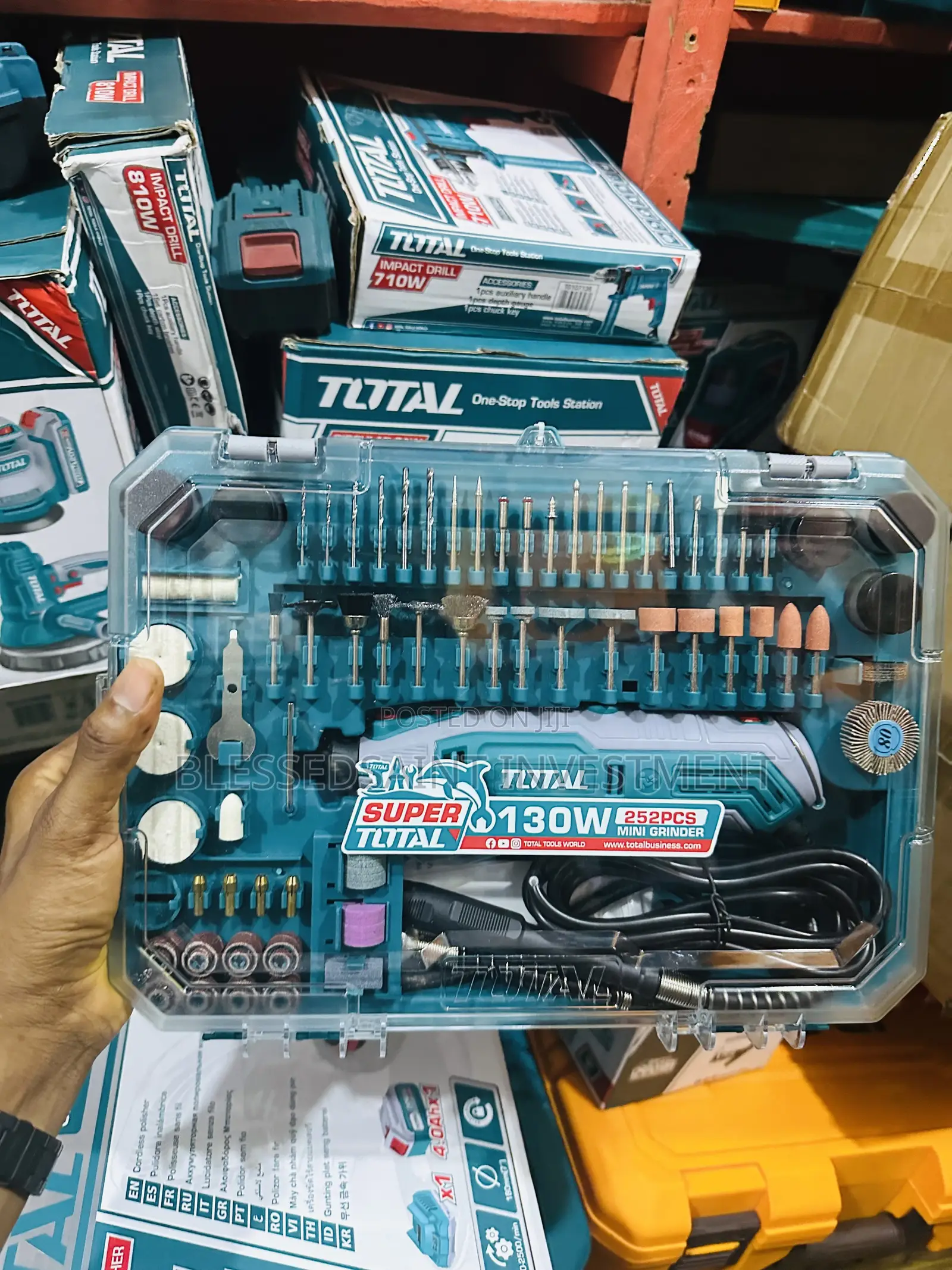 Total Mini Grinder With Accessories