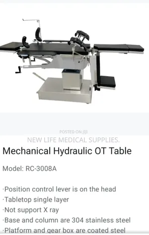 Hydraulic Operating Theatre Table