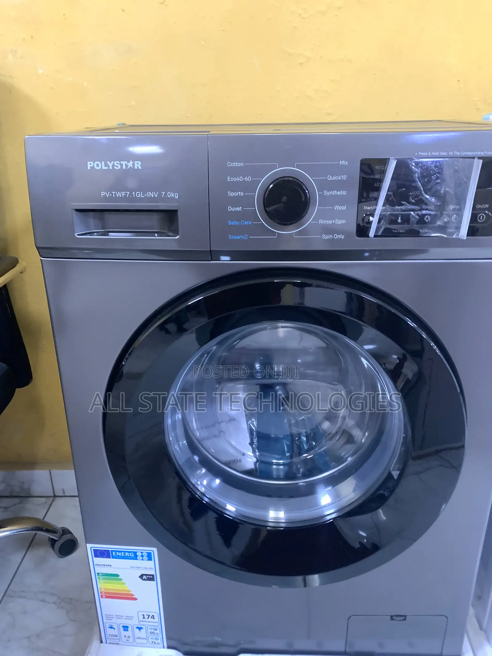 Polystar 6kg Clothes Washer – Front Loading Design