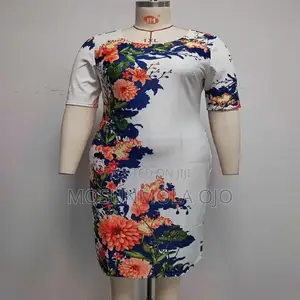 3 in 1 Ladies Dress Suit Jacket+Printed Dress