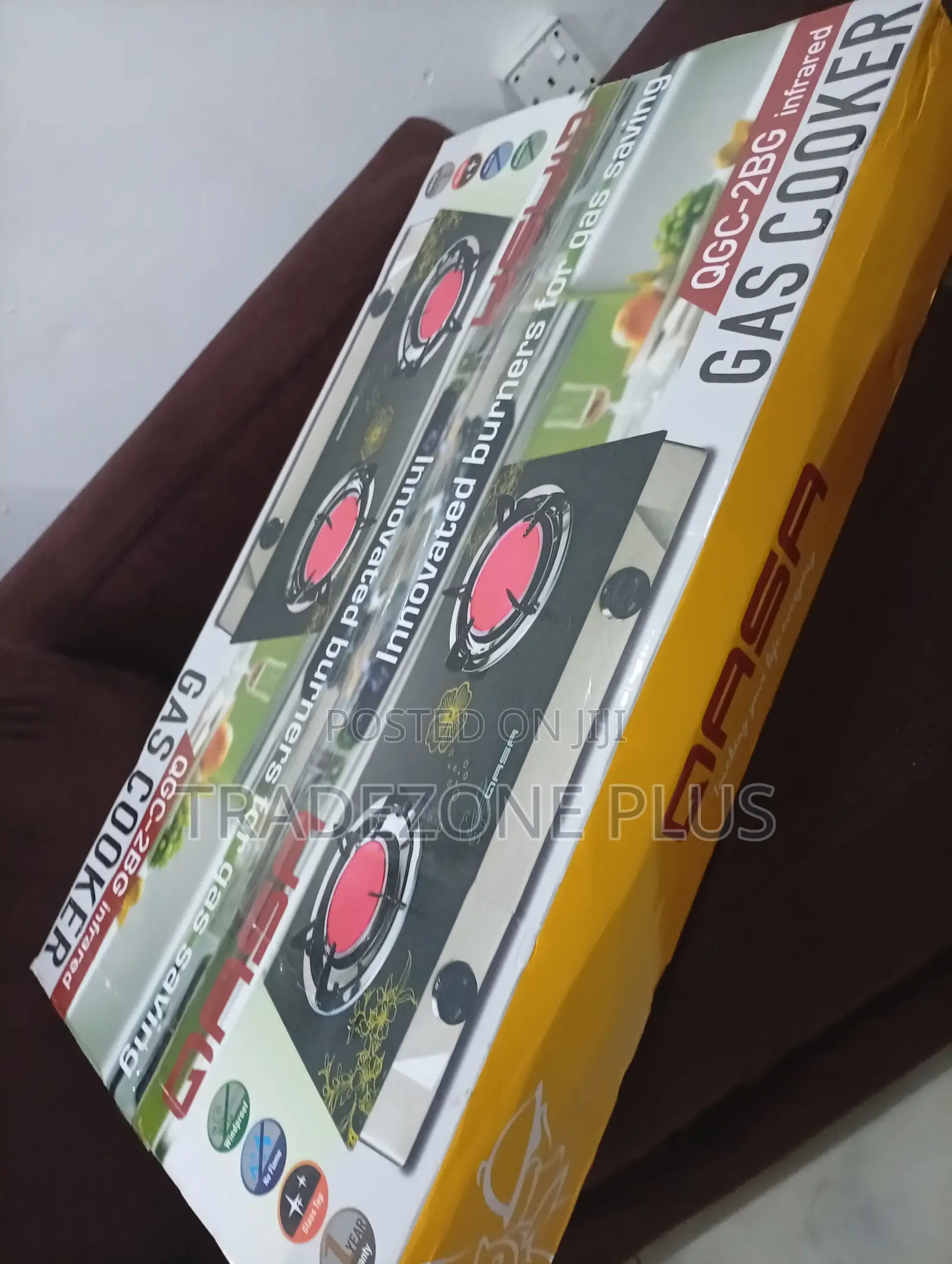 Qasa Twin-Flame Kitchen Cooker