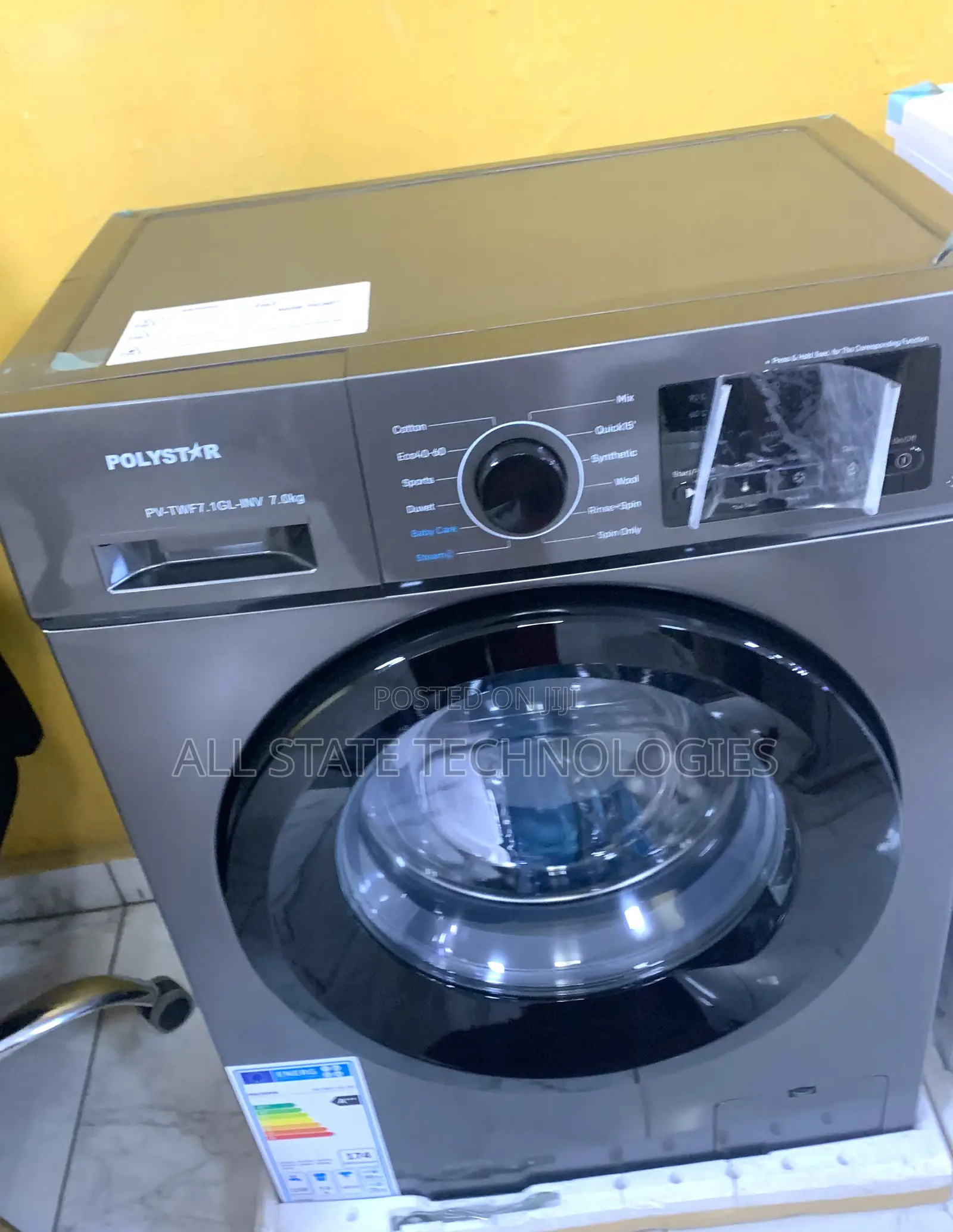 Reliable Polystar 6kg Front Load Machine for Laundry