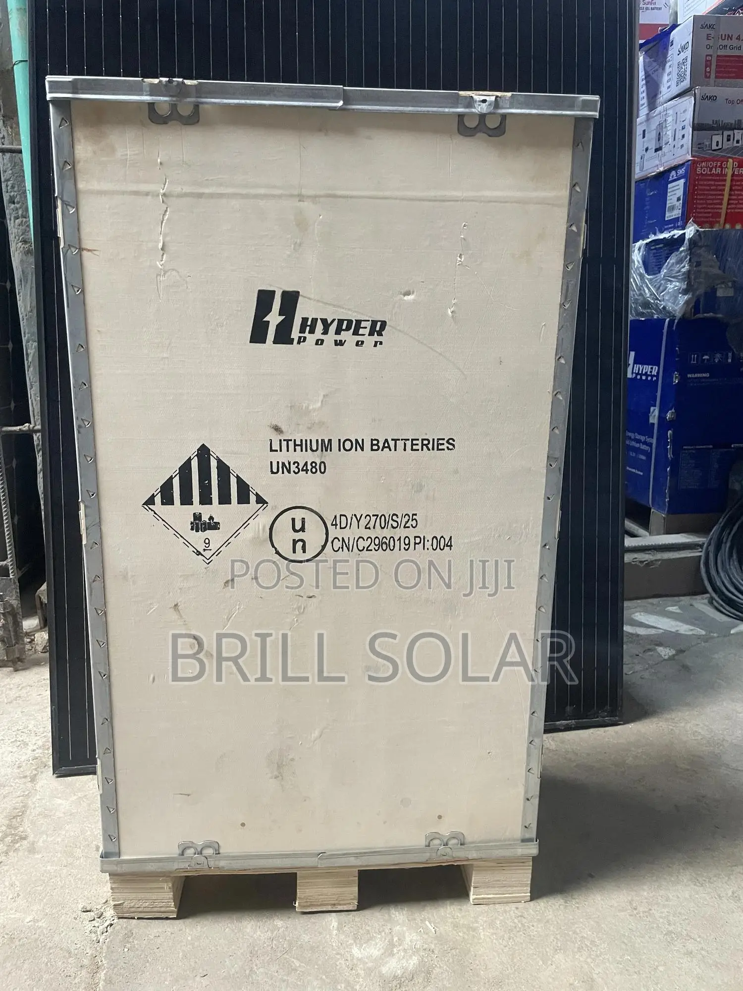 15kwh, 51.2v Hyper Power Solar Lithium Battery (Res-15lb)