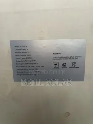 15kwh, 51.2v Hyper Power Solar Lithium Battery (Res-15lb)