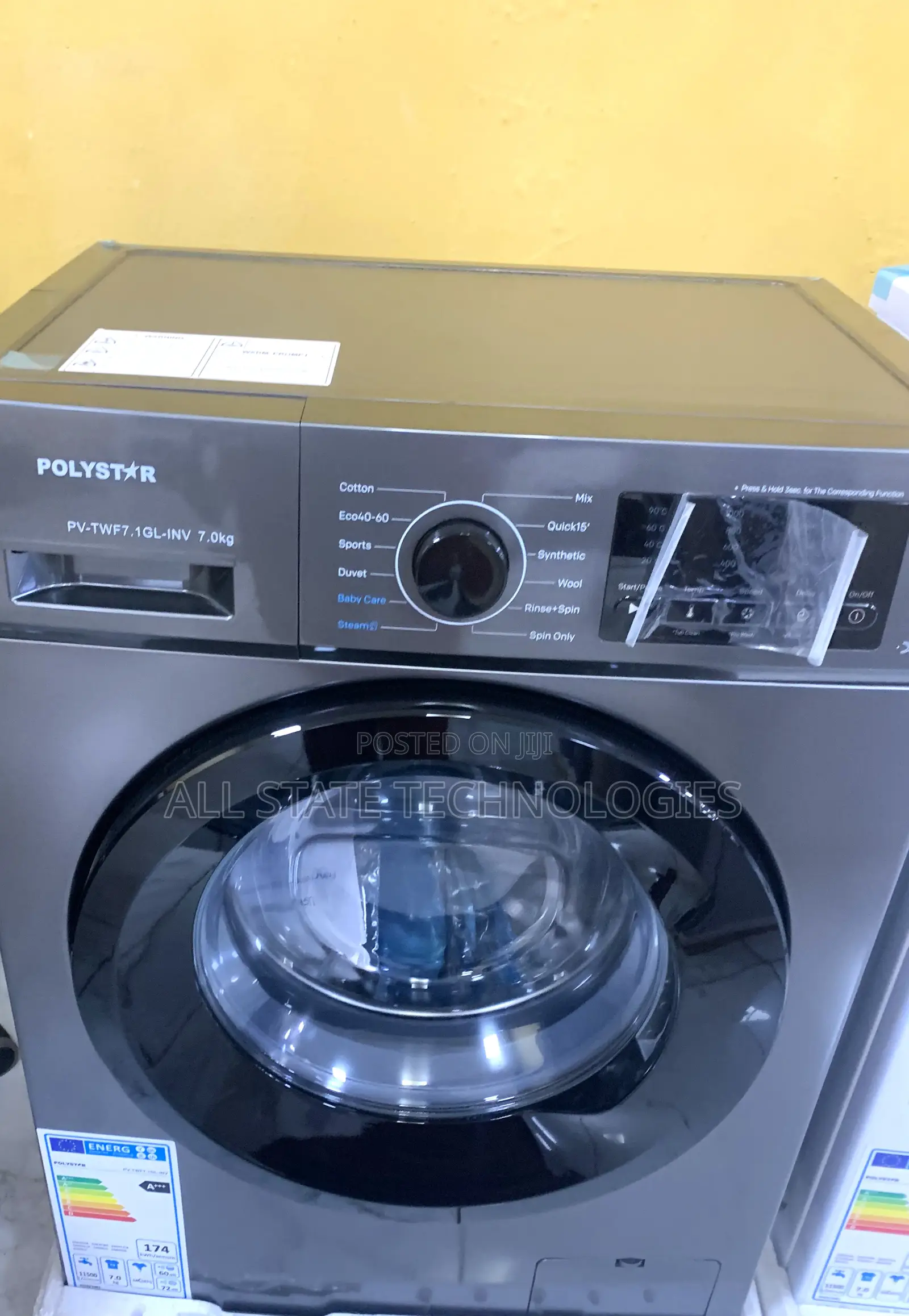 Polystar 6kg Silent Operation Front Load Washer