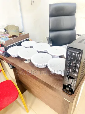 8 50watt Ceiling Speakers and Amplifier