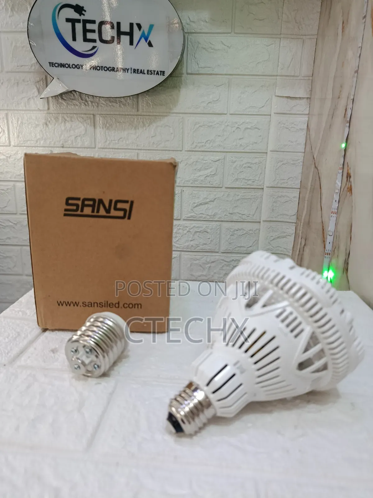 Sansi 40w Super Bright Led Light Screw Bulb E27/E40 5000 Lumen.